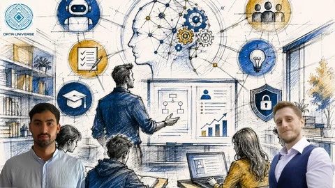 Generative AI & AI Agents for educators and trainers, course cover
